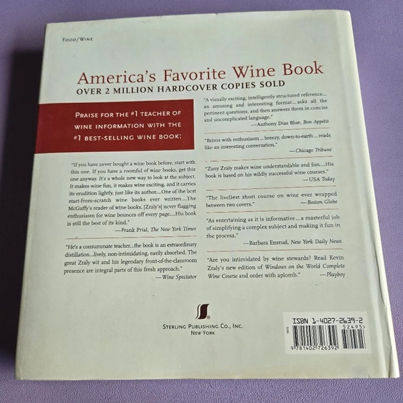 Kevin Zraly Windows on the World Complete Wine Expanded 20th Anniversary Edition - Picture 11 of 14